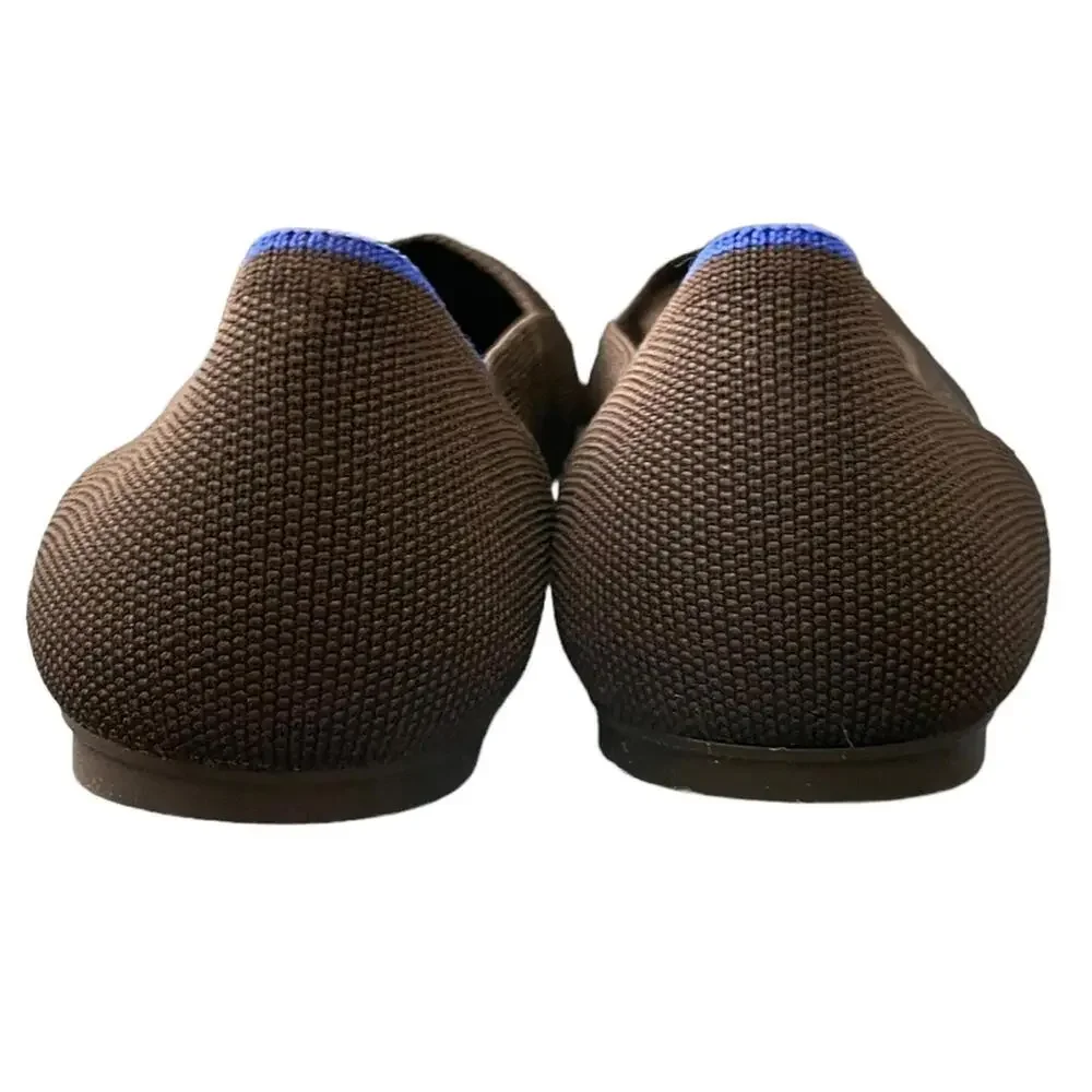 Rothy's The Point black slip on flats, washable, made from plastic bottles 11.5‎